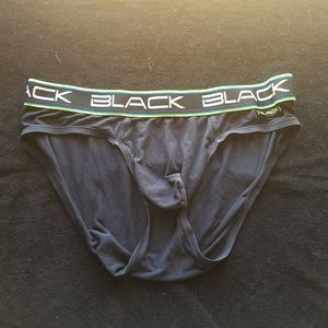 Andrew Christian Black Briefs - L